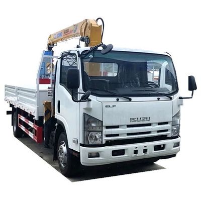 quality  CRANE TRUCK New ISUZU 6.3T Truck Mounted Crane Lorry Mounted Crane With Foldable Arm For Sale factory