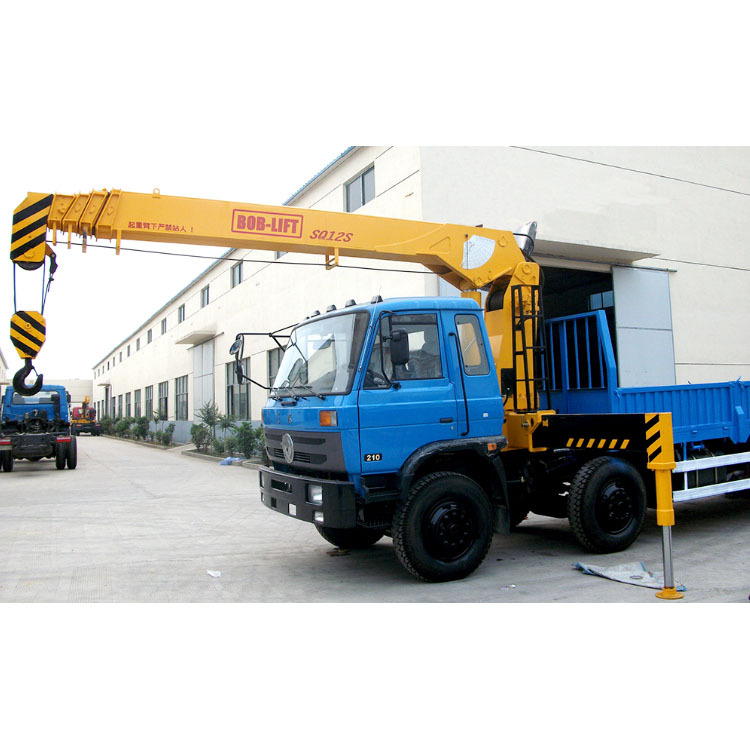 CRANE TRUCK Straight Arm Pickup Truck Mounted Crane 12 Ton With 14.6 M