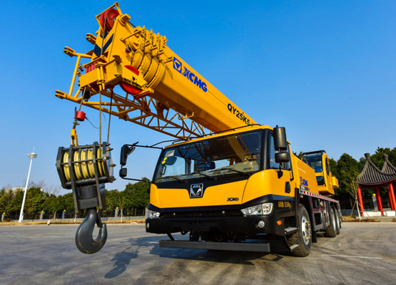 XCMG Official 25 ton Mobile Truck Crane hydraulic pick up boom arm mounted price list for sale