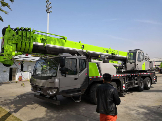 Chinese 55Ton Heavy Truck Crane With Spare Parts Factory Price QY55V552