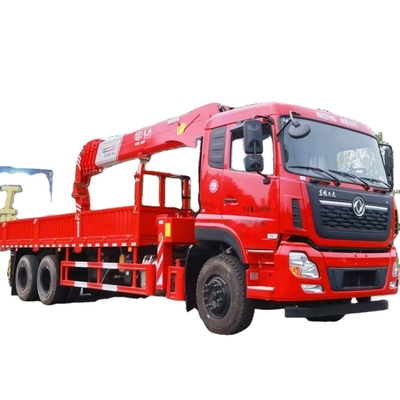 TRUCK CRANE 6X4 Crane Truck 10 Ton 12 Ton Straight Boom Crane Telescopic Truck Mounted Hydraulic Crane 3 Axles For Sale