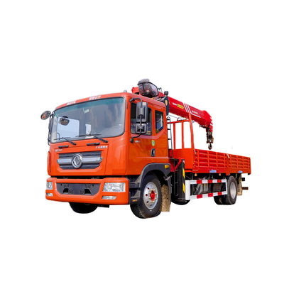 TRUCK CRANE Dongfeng 4x2 Truck Boom Crane 8 Ton Truck Mounted Hydraulic Crane Arm Crane Sanypalfinger For Trucks