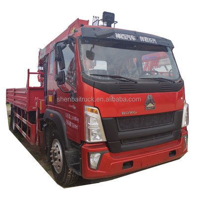 TRUCK CRANE Sinotruk HOWO 8 Ton Truck Mounted Crane Truck-Mounted Crane Truck With Hydraulic Boom Crane