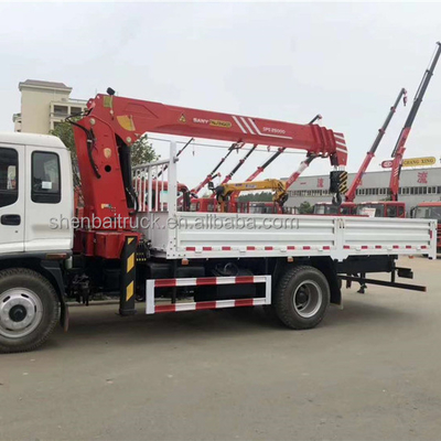 Factory lsuzu CRANE TRUCK Mobile Truck Crane Pickup Lifting Cargo Crane Crane Size Supply Customized Directly For Sale