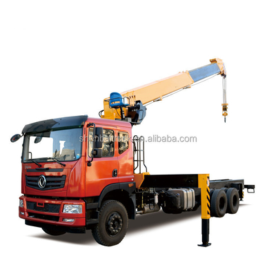 CRANE Shenbai 12 Ton Loader Crane Truck Heavy Duty Straight Steep Lift Hydraulic Telescopic Truck with Cranes for Sale