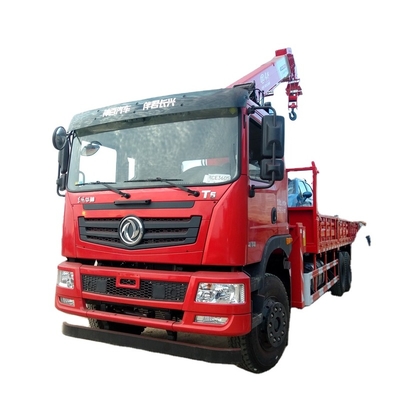 TRUCK CRANE DONGFENG 6x4 Cargo Truck Mounted 10 Ton 12 Ton Telescopic Crane 7.2M Stiff Box Boom Truck