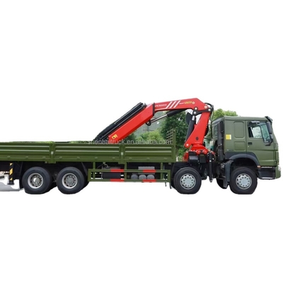 TRUCK CRANE 8x4 HOWO hydraulic folding arm crane for trucks 15~50 TON Crane factory supply new/used truck mounted crane for sale