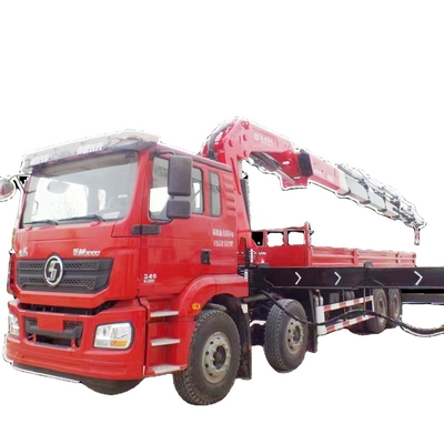 Official Shenbai CRANE TRUCK 20 25 Ton Knuckle Boom Truck Mounted Crane Arm Shacman Hydraulic Foldable Truck