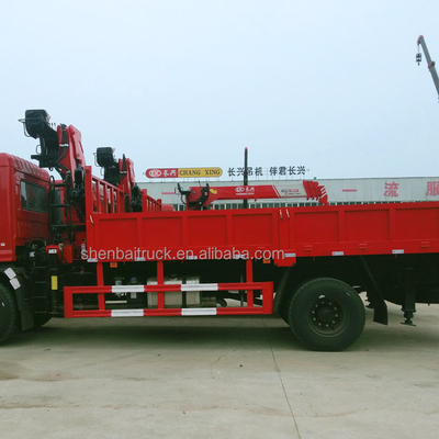 TRUCK CRANE China 4Ton 3 Section Small Folding Arm Boom Lift Hydraulic Telescopic Truck Joint Cranes On Sale