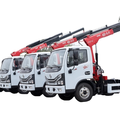 TRUCK CRANE Small truck with crane factory supply folding arm crane 1.8 ton 2 ton 3 ton boom crane truck price