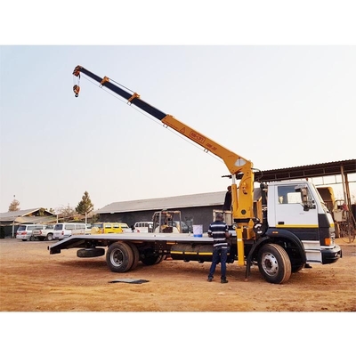 TRUCK CRANE 6.3 Ton Telescopic Boom Truck Mounted Crane From Chinese International Brand BOB-LIFT