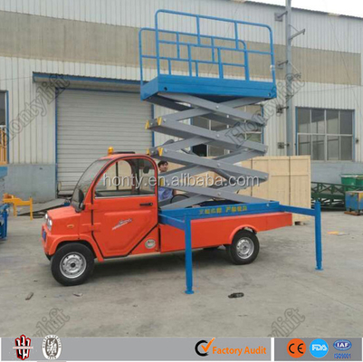 Aerial Work Street Light Maintenance Truck Mounted Scissor Lift