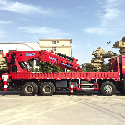 TRUCK Mobile CRANE Equipment With Telescopic Boom Truck Mounted Crane
