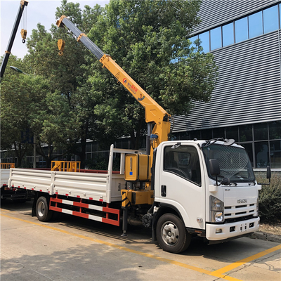 TRUCK CRANE 4x2 5000kg left hand drive truck cranes for sale
